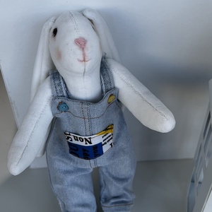 Nyuszi fiú - játék & sport - plüssállat & játékfigura - nyuszi - Meska.hu