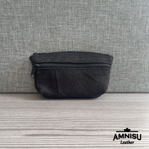 Gyűrt fekete kettő cipzáras kulcstartó B8019, Táska & Tok, Kulcstartó & Táskadísz, Kulcstartó, , MESKA