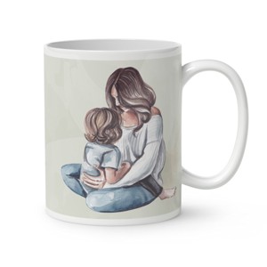 Kérd a neveddel - Anya és Fia mintás bögre - otthon & életmód - konyhafelszerelés, tálalás - tálalás - bögre & csésze - Meska.hu