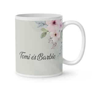 Kérd a neveddel - Az esküvőnk mintás bögre - otthon & életmód - konyhafelszerelés, tálalás - tálalás - bögre & csésze - Meska.hu