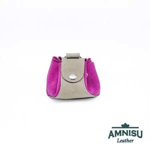 Szürke - pink bőr mini 2in1 szütyő és kockatálca N8014-4013 - játék & sport - táblajáték és kártyajáték - társasjátékok - dobókocka - Meska.hu