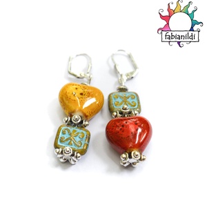 Larnaca fülbevaló - ékszer - fülbevaló - lógó fülbevaló - Meska.hu