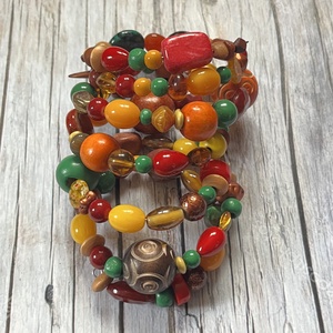 Évszakok kollekció: ŐSZ karkötő ásványokkal - Meska.hu