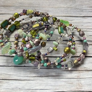 Vízi tündér borzas karkötő - ékszer - karkötő - memóriadrótos karkötő - Meska.hu