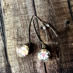 Cukorka nagyméretű fülbevaló - ékszer - fülbevaló - lógó fülbevaló - Meska.hu