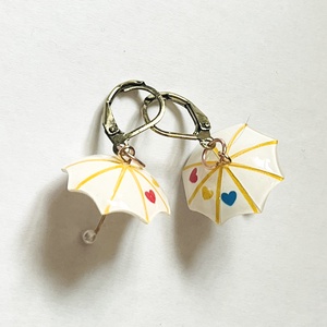 Szerelem az esőben fülbevaló - ékszer - fülbevaló - lógó fülbevaló - Meska.hu