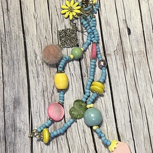 Pasztell varázs táskadísz, Táska & Tok, Kulcstartó & Táskadísz, Táskadísz, Ékszerkészítés, MESKA