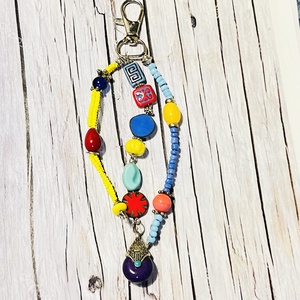 Színpompa kulcstartó és taskadísz - táska & tok - kulcstartó & táskadísz - táskadísz - Meska.hu