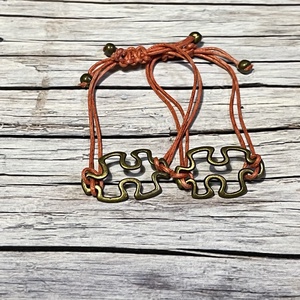 2 db-os barátság karkötő szett - ékszer - karkötő - karkötő medállal - Meska.hu