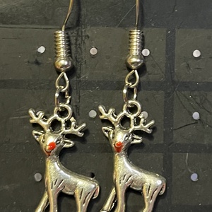 Rudolf fülbevaló - ékszer - fülbevaló - lógó fülbevaló - Meska.hu