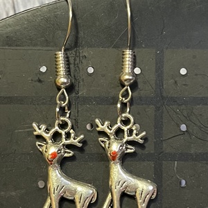 Rudolf fülbevaló - ékszer - fülbevaló - lógó fülbevaló - Meska.hu