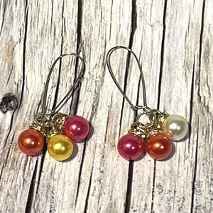 Karácsonyi varázs fülbevaló - ékszer - fülbevaló - lógó fülbevaló - Meska.hu