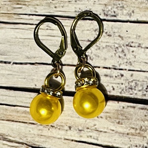 Karácsonyi csillogás fülbevaló - ékszer - fülbevaló - lógó fülbevaló - Meska.hu