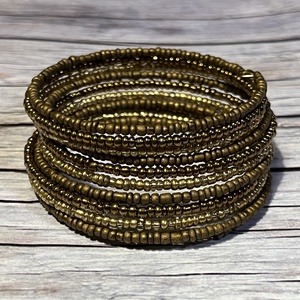 Bronz káosz karkötő, , Ékszerkészítés, Gyöngyfűzés, gyöngyhímzés, MESKA