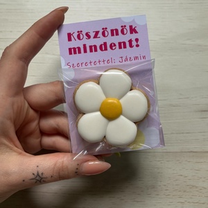 Köszönő margaréta - virágos, köszönő ajándék - mézeskalács örökajándék  - otthon & életmód - dekoráció - dísztárgy - Meska.hu