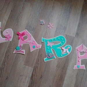 LARA 15cm-es  -  Bababetű, nevek, babaváró -  - Meska.hu