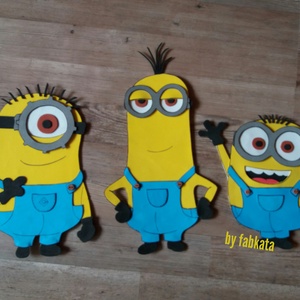 Minion invázió, 3 db Minion figura, Falmatrica -  - Meska.hu