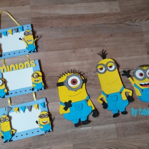 Minion invázió, 3 db Minion figura, Falmatrica -  - Meska.hu
