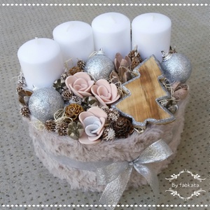 Winter Fashion adventi box karácsonyi asztaldísz doboz -  - Meska.hu