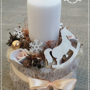 Winter Fashion adventi box karácsonyi asztaldísz doboz -  - Meska.hu