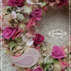 Tavaszi szél ajtódísz  kopogtató  -  - Meska.hu