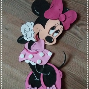 MINNIE EGÉR DEKORGUMI FALMATRICA 29 CM, NÉVNAPRA -  - Meska.hu