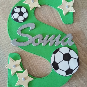 Névtábla Soma névhez dekorgumi betű dekor - otthon & életmód - dekoráció - Meska.hu