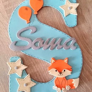 Névtábla Soma névhez dekorgumi betű dekor - otthon & életmód - dekoráció - Meska.hu