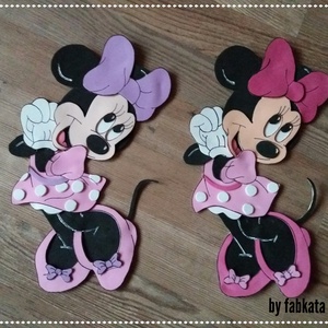 MINNIE EGÉR DEKORGUMI FALMATRICA 29 CM, NÉVNAPRA -  - Meska.hu