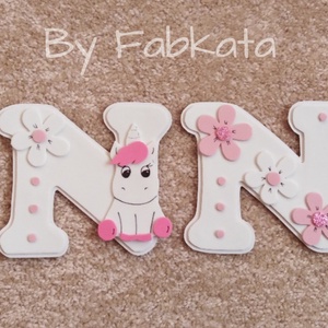 Anna 12cm babanév falmatrica 12cm dekorgumi  -  - Meska.hu