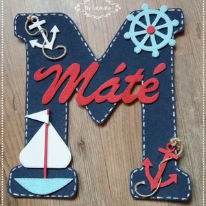 Névtábla Máté névvel dekorgumi betű dekor - otthon & életmód - dekoráció - Meska.hu