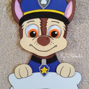 Mancs őrjárat Marshall Paw Patrol dekorgumi névtábla  - otthon & életmód - dekoráció - Meska.hu