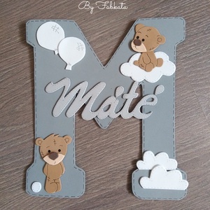 Névtábla Máté névvel dekorgumi betű dekor - otthon & életmód - dekoráció - Meska.hu