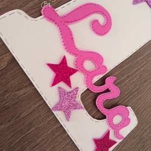 Fehér Névtábla bármilyen névhez dekorgumi betű dekor - baba - mama - babaszoba dekoráció - gyerek névtábla - Meska.hu