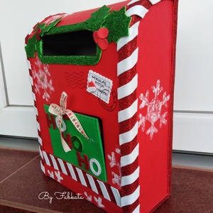Mikulás postaláda, Télapó postaláda, Santa mailbox, karácsonyi dekoráció  - karácsony - karácsonyi lakásdekoráció - karácsonyi lakásdíszek - Meska.hu