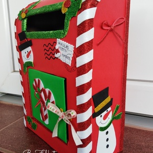 Karácsonyi postaláda, Télapó postaláda, Santa mailbox, karácsonyi dekoráció  - karácsony - karácsonyi lakásdekoráció - karácsonyi lakásdíszek - Meska.hu