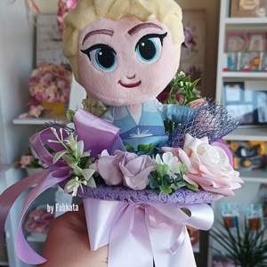 Elza Frozen jégvarázs ovis ballagási csokor ajándék plüss  - otthon & életmód - dekoráció - Meska.hu