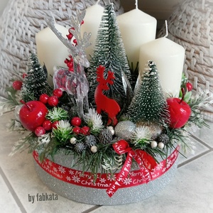 Adventi karácsonyi koszorú   - karácsony - adventi díszek - adventi koszorú - Meska.hu Adventi karácsonyi koszorú   - karácsony - adventi díszek - adventi koszorú - Meska.hu