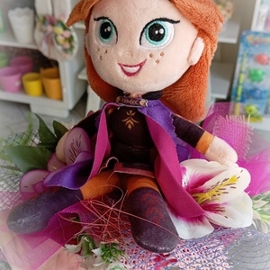 Jégvarázs Frozen Anna ovis ballagási csokor virág, Otthon & Életmód, Dekoráció, Virágdísz és tartó, Csokor & Virágdísz, Mindenmás, MESKA