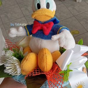 Donald kacsa ovis ballagási csokor kisfiúknak  - Meska.hu
