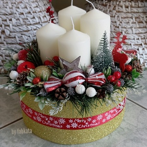  Adventibox karácsonyi koszorú doboz  - Meska.hu