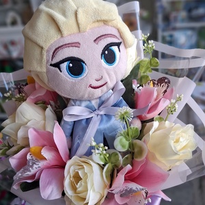 Elza Frozen ovis ballagási csokor - otthon & életmód - virágdekoráció - virágok - virágcsokor - Meska.hu