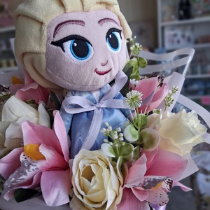 Elza Frozen ovis ballagási csokor - otthon & életmód - virágdekoráció - virágok - virágcsokor - Meska.hu