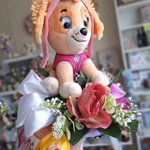 Skye Mancs Őrjárat ovis ballagási csokor , Otthon & Életmód, Virágdekoráció, Virágok, Virágcsokor, Mindenmás, MESKA