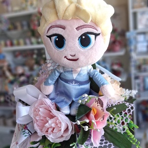 Frozen Elza ovis ballagási csokor Jégvarázs, Otthon & Életmód, Virágdekoráció, Virágok, Virágcsokor, Virágkötés, MESKA