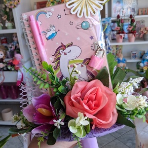 Kislány ovis ballagási csokor , Otthon & Életmód, Virágdekoráció, Virágok, Virágcsokor, Virágkötés, MESKA