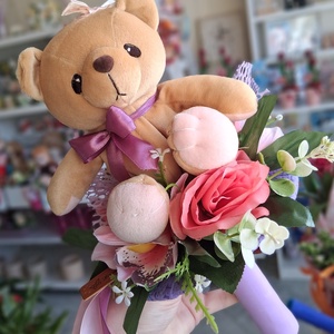 Macis ovis ballagási csokor  - otthon & életmód - virágdekoráció - virágok - virágcsokor - Meska.hu