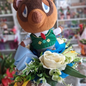 Kisfiú ovis ballagási csokor Tom Nook - otthon & életmód - virágdekoráció - virágok - virágcsokor - Meska.hu