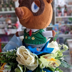 Kisfiú ovis ballagási csokor Tom Nook - otthon & életmód - virágdekoráció - virágok - virágcsokor - Meska.hu