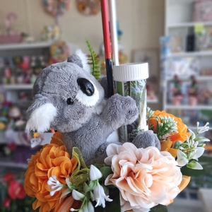 Koalás ovis ballagási csokor ajándék plüss  - otthon & életmód - virágdekoráció - virágok - virágcsokor - Meska.hu
